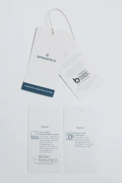 Springfield Parka algodón kaki Outlet