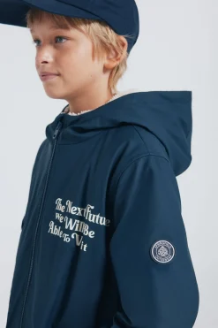 Springfield Kids Parka marino frase niño azul Discount