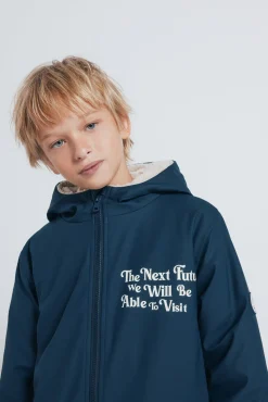 Springfield Kids Parka marino frase niño azul Discount