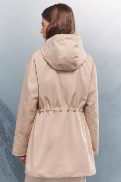 Springfield Parka capucha 2 en 1 repelente al agua beige Online