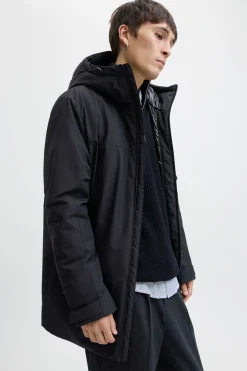 Jack & Jones Parka corto acolchado negro Clearance