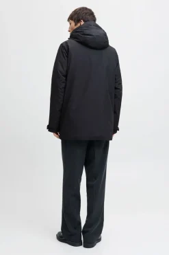 Jack & Jones Parka corto acolchado negro Clearance