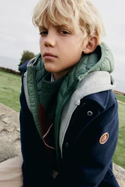 Springfield Kids Parka de paño niño azul Clearance