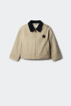 Springfield Kids Parka estrella para niña beige