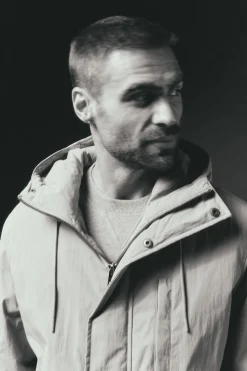 OOTO Parka larga acolchada Beige