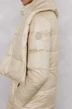 Pedro del Hierro Parka larga bufanda Crudo Discount