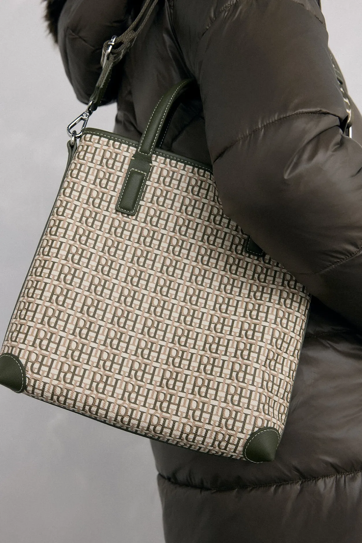 Pedro del Hierro Parka larga capucha Verde Discount