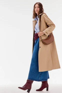 TFP by Tamara Falcó Parka larga capucha Beige Discount