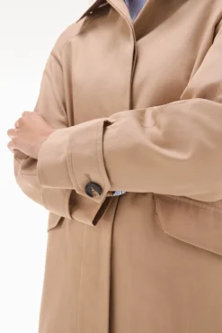 TFP by Tamara Falcó Parka larga capucha Beige Discount