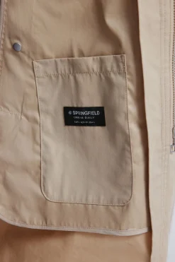 Springfield Parka ligera beige