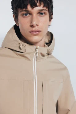 Springfield Parka técnica beige