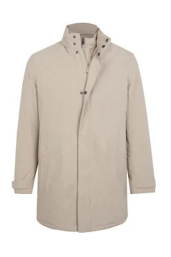 Cortefiel Parka técnica vistas desmontables Beige Outlet