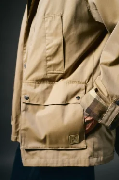 OOTO Parka tejido efecto encerado Beige Online