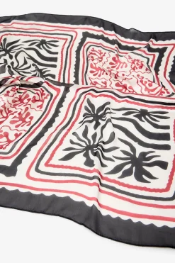 Cortefiel Pañuelo estampado floral Estampado rojo Outlet