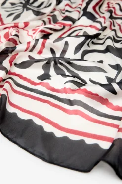 Cortefiel Pañuelo estampado floral Estampado rojo Outlet