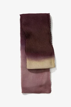 Vilanova Pañuelo Plisado Estampado Gradiente fucsia