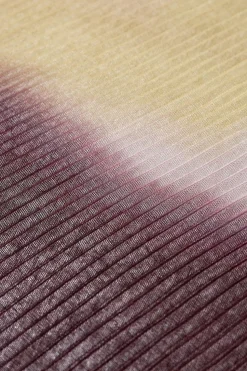 Vilanova Pañuelo Plisado Estampado Gradiente fucsia