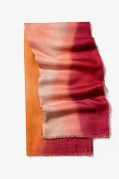 Vilanova Pañuelo Rectangular Degradado de Color naranja Hot