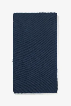 Vilanova Pañuelo Rectangular Plisado Azul Clearance