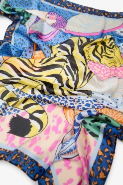 Cortefiel Pañuelo safari Estampado azul Best