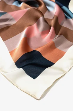 Vilanova Pañuelo Satinado Estampado Geométrico Multicolor Discount