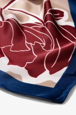 Vilanova Pañuelo Satinado Estampado Floral Multicolor Hot