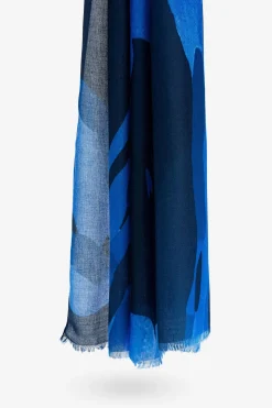 Vilanova Pañuelo Semitransparente Floral azul Best