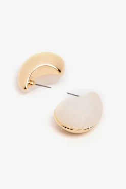 Vilanova Pendientes Curvos Combinados amarillo Hot