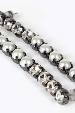 Lola Casademunt Pendientes joya Gris oscuro Outlet