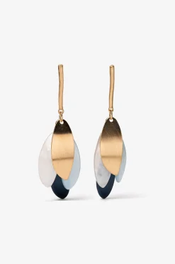 Vilanova Pendientes Largos con Colgantes amarillo Clearance