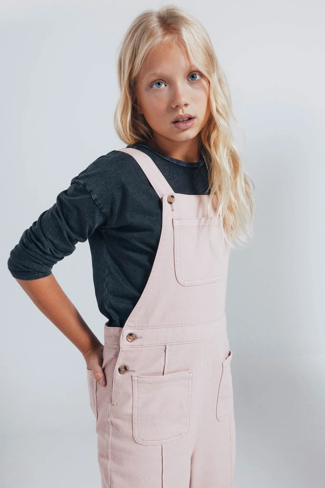 Springfield Kids Peto largo bolsillos niña rosa Best