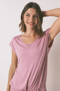 Women'secret Pijama Capri viscosa soft touch rosa Online