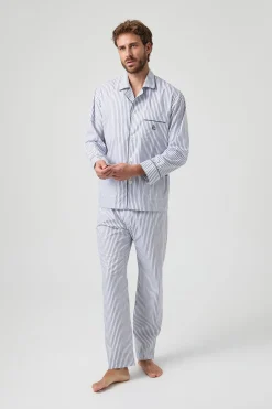 Kiff-Kiff Pijama Kiff Kiff 100% Algodón Rayas blanco Discount