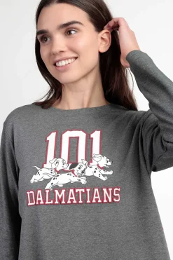 Admas Pijama largo 101 Dálmatas para mujer gris Clearance