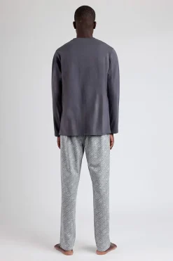 Admas Pijama largo Boba Fett para hombre gris Hot