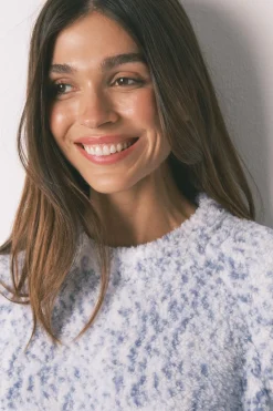 Women'secret Pijama largo borreguito azul estampado Hot