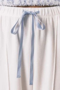 Women'secret Pijama largo borreguito azul estampado Hot