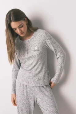 Women'secret Pijama largo animal Miffy estampado Best