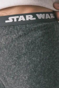 Women'secret Pijama largo hombre polar Star Wars gris