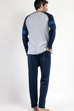 Admas Pijama largo Imperio Star Wars para hombre azul Hot