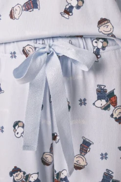 Women'secret Pijama largo manga corta Snoopy super soft estampado Discount