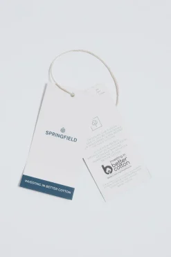 Springfield Pijama largo microraya borado galgo azul Clearance