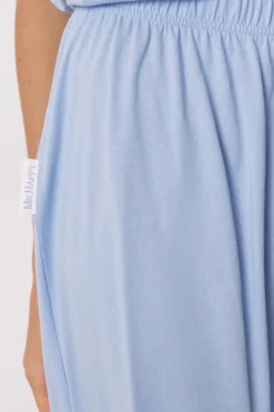 Women'secret Pijama largo SmileyWorld® manga corta azul