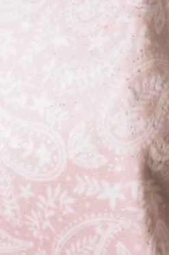 Women'secret Pijama largo terciopelo suave brillo rosa New