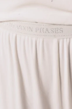 Women'secret Pijama largo terciopelo suave blanco brillo marfil Sale