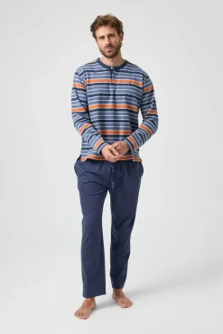 Kiff-Kiff Pijama Punto Kiff Kiff Rayas Multicolor estampado New