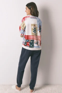 Women'secret Pijama Stitch tejido polar estampado Sale