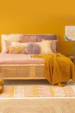 Calma House Plaid mostaza Tedy amarillo New