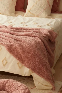 Calma House Plaid Tedy rosa Sale