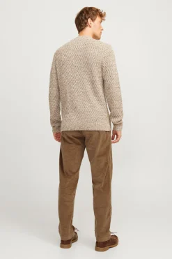 Jack & Jones Pnatalón jogger de pana nude New